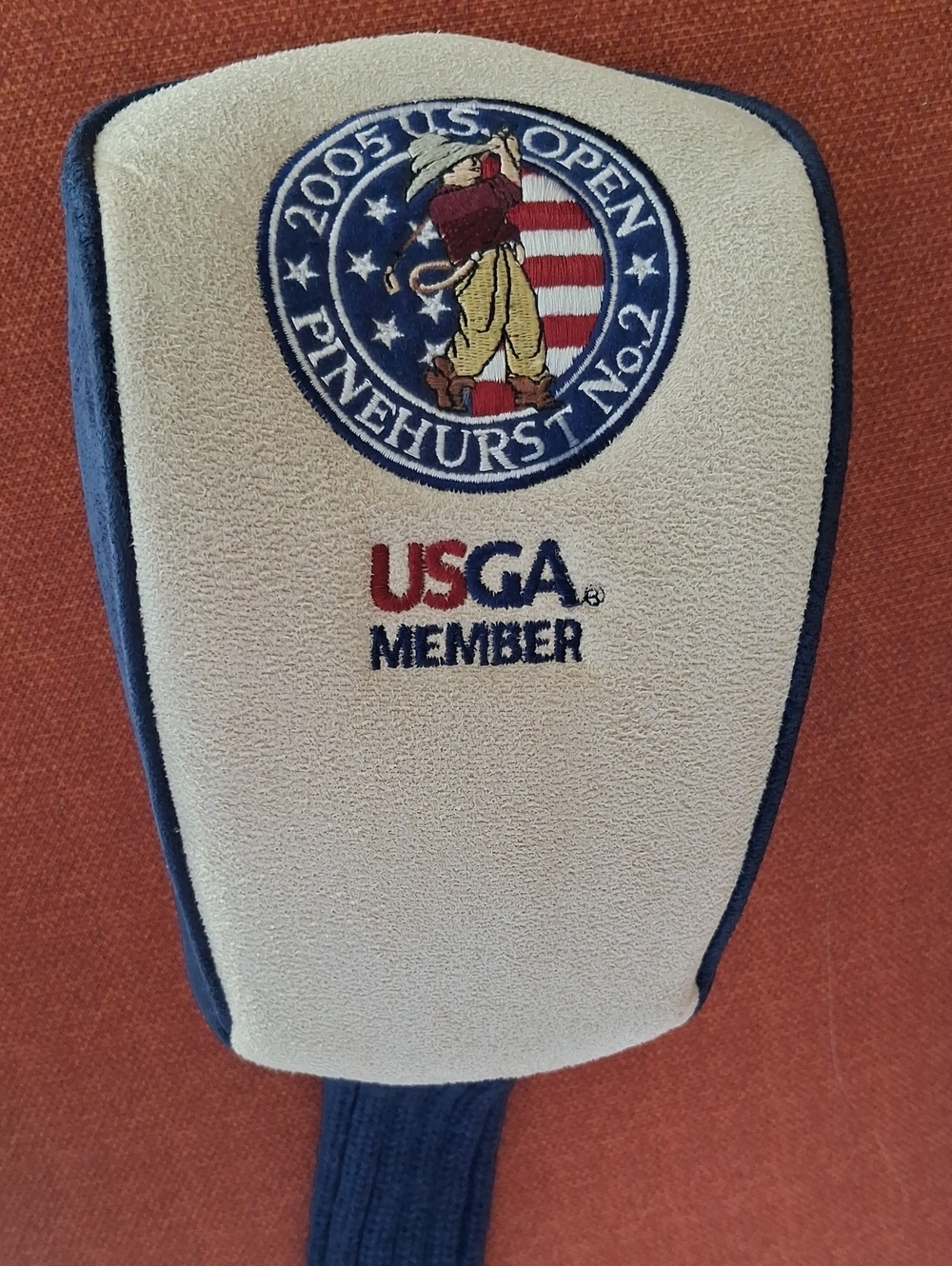 USGA Member 2005 U.S. Open Pinehurst No.2 Golf Club Headcover - Beige/Navy